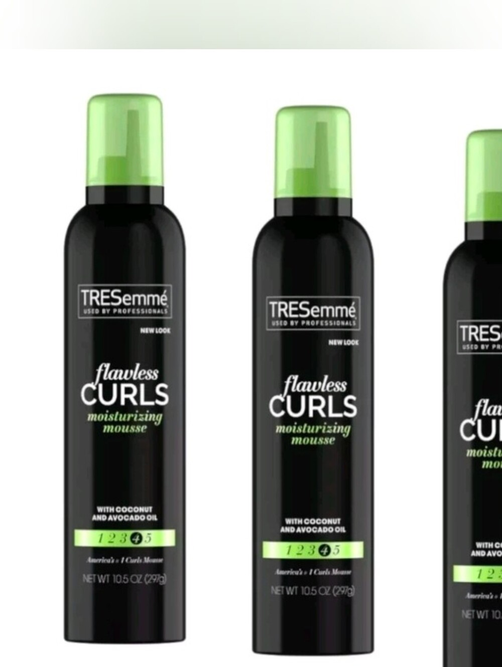 3 Pack TRESemme Flawless Curls Moisturizing Mousse